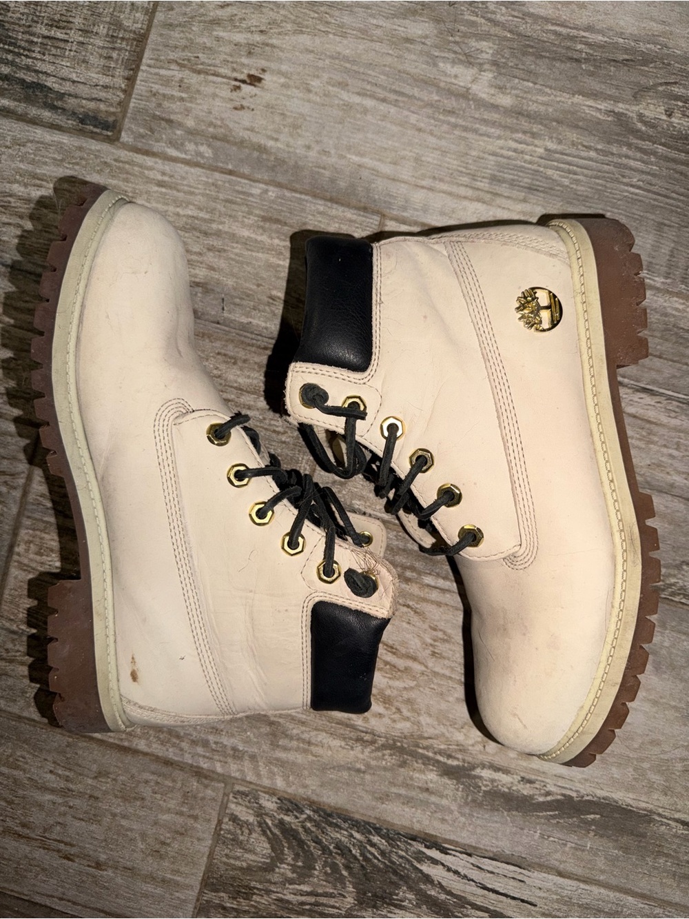 Timberland Red Textile Shoe Interior Label - Boys Size US 7